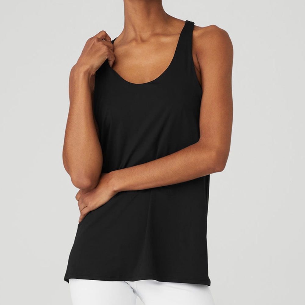 Alo Yoga Tank Top White Sz Medium